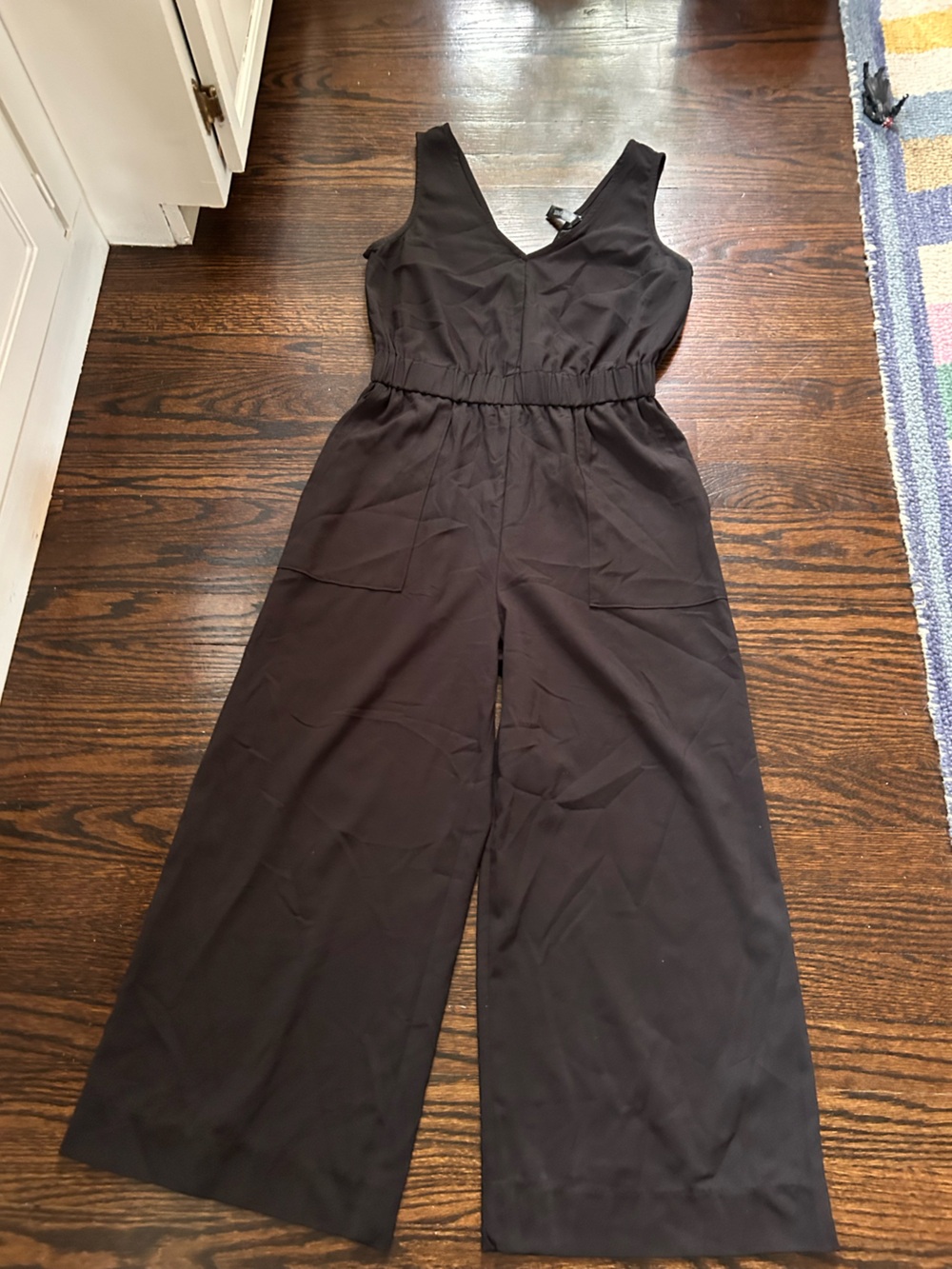 Aqua black jumpsuit size small